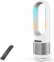 大特価⭐️セラミックファンヒーター 空気浄化HEPAフィルター付き・冷暖両用 Amazon | 【2025最新空気浄化・羽無し・冷暖兼用】タワーファン